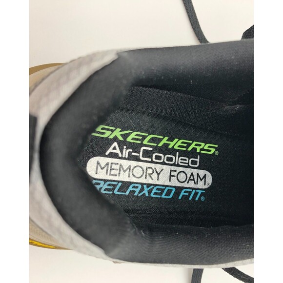 NEW Skechers D'Lux Trekker Toughtwill Mens 10 Gray Athletic Hiking Shoes 237641 - Picture 12 of 13